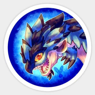 Huntable Monsters - Azure Rathalos Sticker